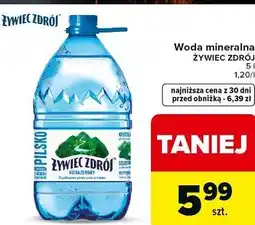 Carrefour Market Woda mineralna Żywiec Zdrój oferta