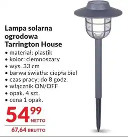 Makro Lampa solarna ogrodowa Tarrington House ciemnoszara oferta