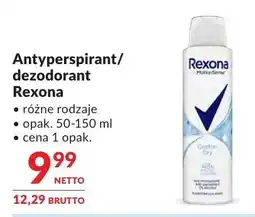 Makro Antyperspirant/dezodorant Rexona różne rodzaje oferta
