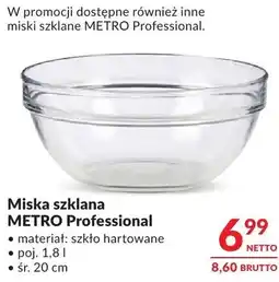 Makro Miska szklana METRO Professional oferta