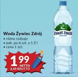 Makro Woda Żywiec Zdrój różne rodzaje oferta