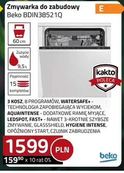 Kakto Zmywarka do zabudowy Beko oferta
