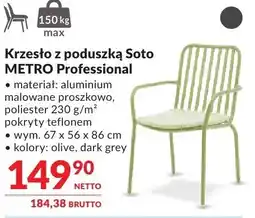 Makro Krzesło z poduszką Soto METRO Professional oferta