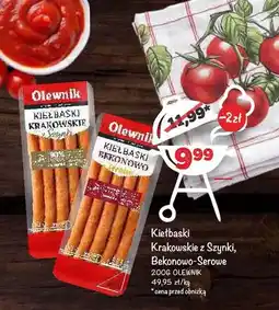 Arhelan Kiełbaski Bekonowo-Serowe Olewnik oferta