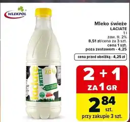 Carrefour Mleko świeże Łaciate 2% oferta