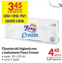 Makro Chusteczki higieniczne z balsamem Foxy Cream oferta