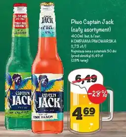 Arhelan Piwo Captain Jack cały asortyment Kompania Piwowarska oferta