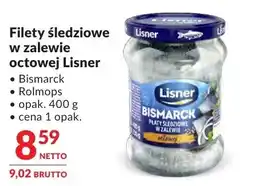 Makro Filety śledziowe w zalewie octowej Lisner Rolmops oferta