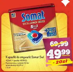 Arhelan Kapsułki do zmywarki Somat 5w1 Excellence Henkel oferta