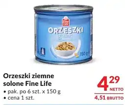 Makro Orzeszki ziemne solone Fine Life oferta