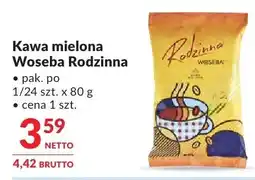 Makro Kawa mielona Woseba Rodzinna różne rodzaje oferta