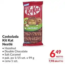 Makro Czekolada Kit Kat Nestlé Hazelnut/Double Chocolate/Salt Caramel oferta