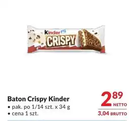 Makro Baton Crispy Kinder oferta