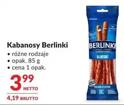 Makro Kabanosy Berlinki różne rodzaje oferta