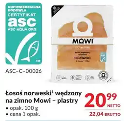 Makro Łosoś norweski wędzony na zimno Mowi – plastry oferta