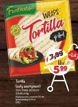 Arhelan Tortilla Funtastic Wraps grilled (cały asortyment) oferta