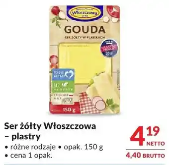 Makro Ser żółty Włoszczowa – plastry oferta