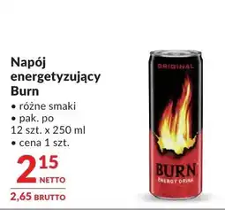 Makro Napój energetyzujący Burn różne smaki oferta