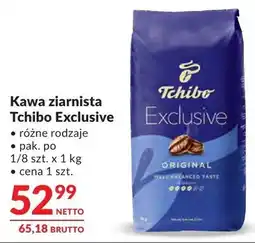 Makro Kawa ziarnista Tchibo Exclusive różne rodzaje oferta