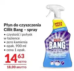 Makro Płyn do czyszczenia Cillit Bang – spray czystość i połysk w łazience zero kamienia oferta