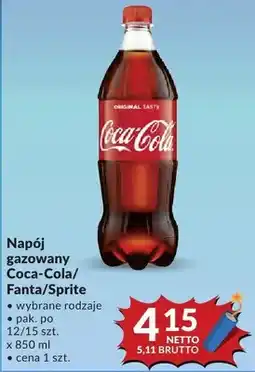 Makro Napój gazowany Coca-Cola/Fanta/Sprite wybrane rodzaje oferta