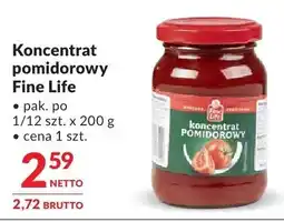 Makro Koncentrat pomidorowy Fine Life oferta