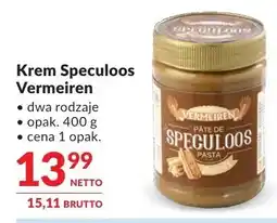 Makro Krem Speculoos Vermeiren dwa rodzaje oferta
