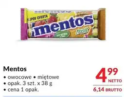 Makro Mentos owocowe miętowe oferta