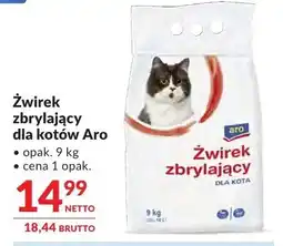 Makro Żwirek zbrylający dla kotów Aro oferta