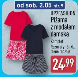 ALDI UP2FASHION Piżama z modalem damska oferta