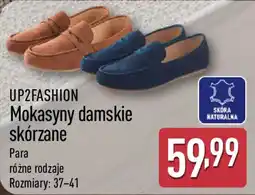 ALDI UP2FASHION Mokasyny damskie skórzane oferta