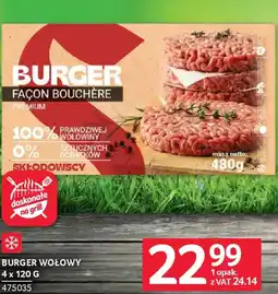 Selgros Burger wołowy oferta