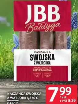 Selgros Kaszanka swojska z wątróbką oferta