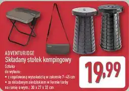 ALDI ADVENTURIDGE Składany stołek kempingowy oferta