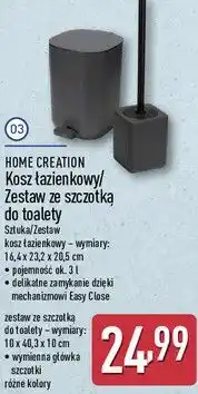 ALDI HOME CREATION Kosz łazienkowy / Zestaw ze szczotką do toalety oferta