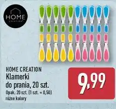 HOME CREATION Klamerki do prania, 20 szt