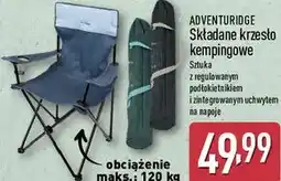 ALDI ADVENTURIDGE Składane krzesło kempingowe oferta
