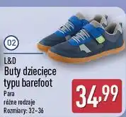 ALDI Buty dziecięce typu barefoot L&D oferta