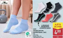 ALDI Skarpety sportowe damskie/męskie, 3 pary CRANE oferta