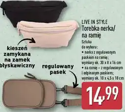 ALDI LIVE IN STYLE Torebka nerka/ na ramię oferta