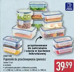 ALDI CROFTON Pojemniki do przechowywania żywności oferta