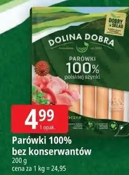E.Leclerc Parówki 100% bez konserwantów Dolina Dobra oferta