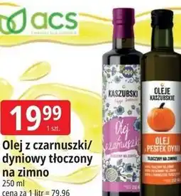 E.Leclerc Olej z czarnuszki/ dyniowy tłoczony na zimno oferta