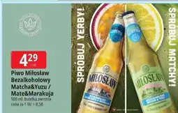 E.Leclerc Piwo Miłosław Bezalkoholowy Matcha&Yuzu / Mate&Marakuja oferta