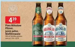E.Leclerc Piwo Miłosław Pilzner, Jasne pełne, Niefiltrowane oferta