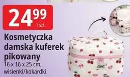 E.Leclerc Kosmetyczka damska kuferek pikowany oferta
