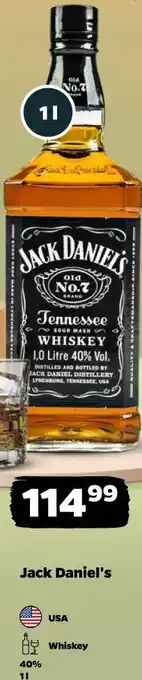 Jack Daniel's Tennessee WHISKEY