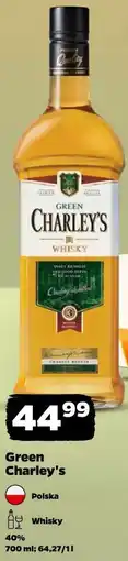 Netto Green Charley's Polska Whisky 40% oferta