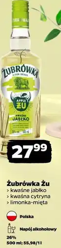Netto Żubrówka Żu (kwaśne jabłko, kwaśna cytryna, limonka-mięta) oferta