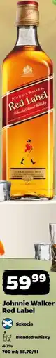 Netto Johnnie Walker Red Label Szkocja Blended whisky 40% oferta